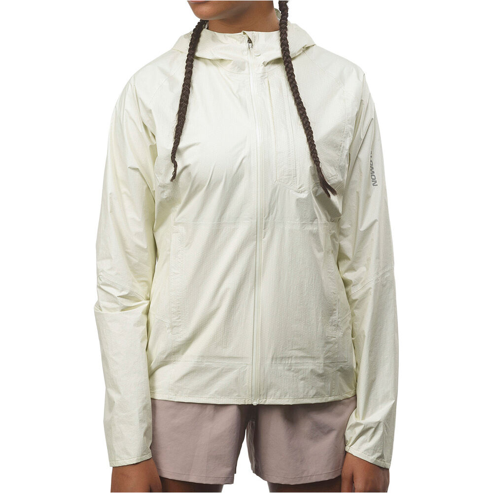 Salomon CHAQUETA RUNNING MUJER BONATTI WP JKT W vista frontal