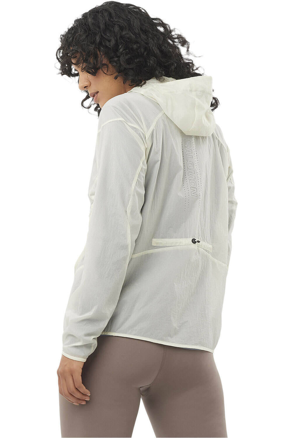 Salomon CHAQUETA RUNNING MUJER SENSE AERO WIND JKT W vista trasera