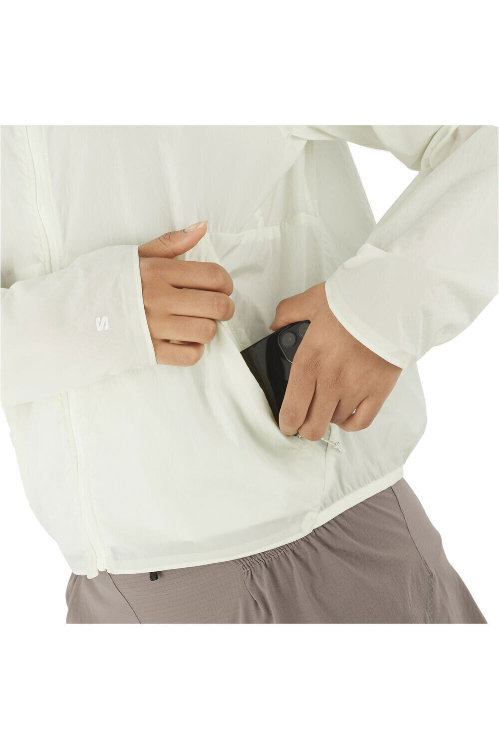 Salomon CHAQUETA RUNNING MUJER SHKout FLY JKT W vista detalle