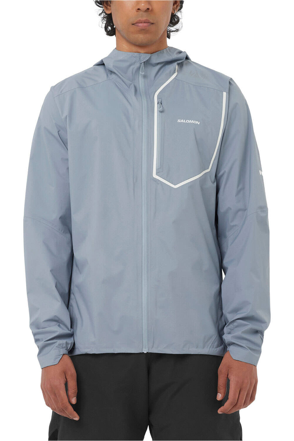 Salomon CHAQUETA TRAIL RUNNING HOMBRE BONATTI PRO JKT M vista frontal