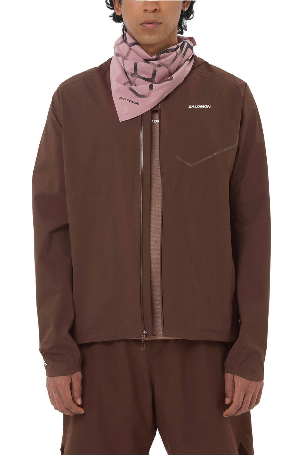 Salomon CHAQUETA TRAIL RUNNING HOMBRE BONATTI WATERPROOF JKT M vista frontal