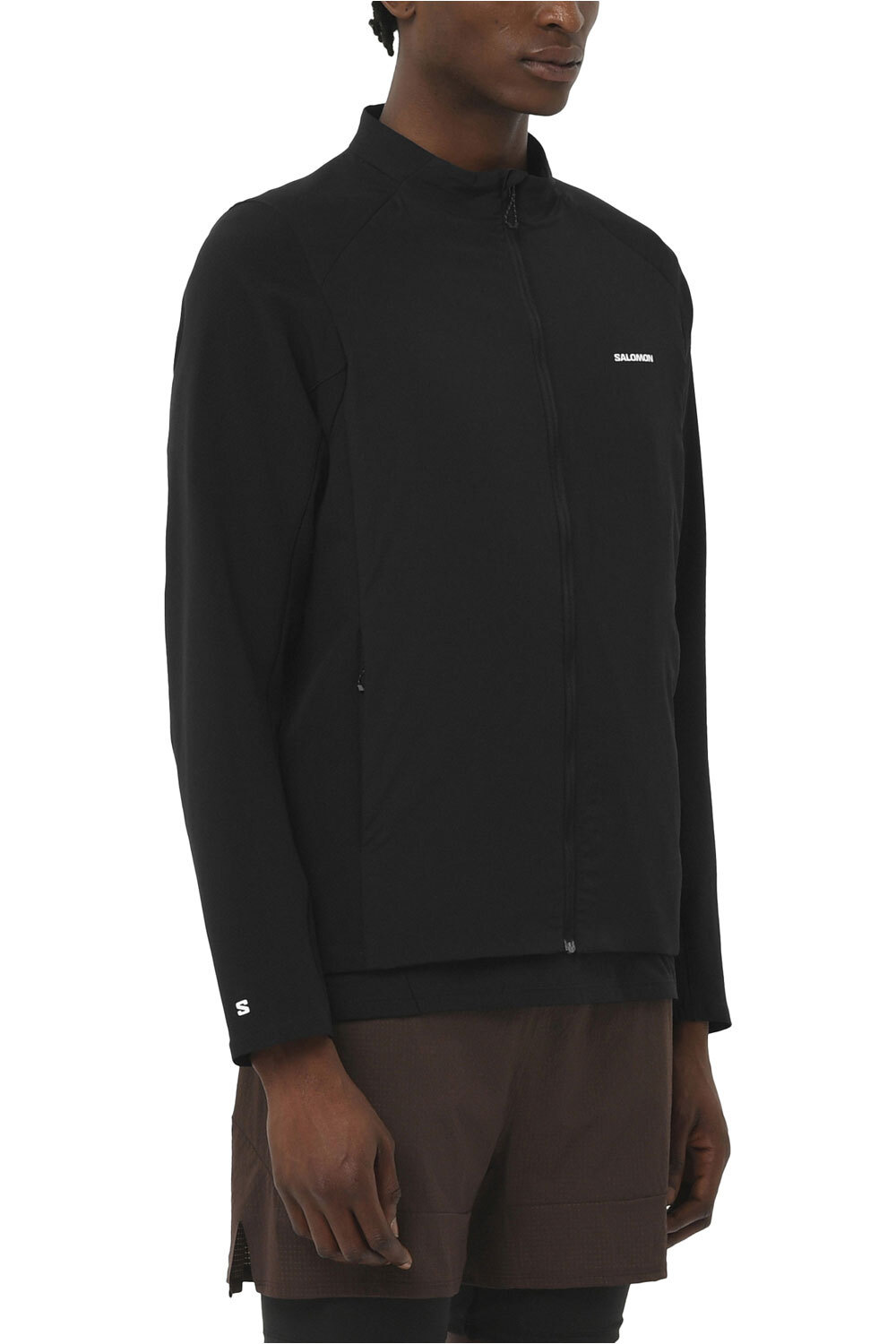 Salomon CHAQUETA TRAIL RUNNING HOMBRE MNTAIN FLEX HYB JKT M vista frontal