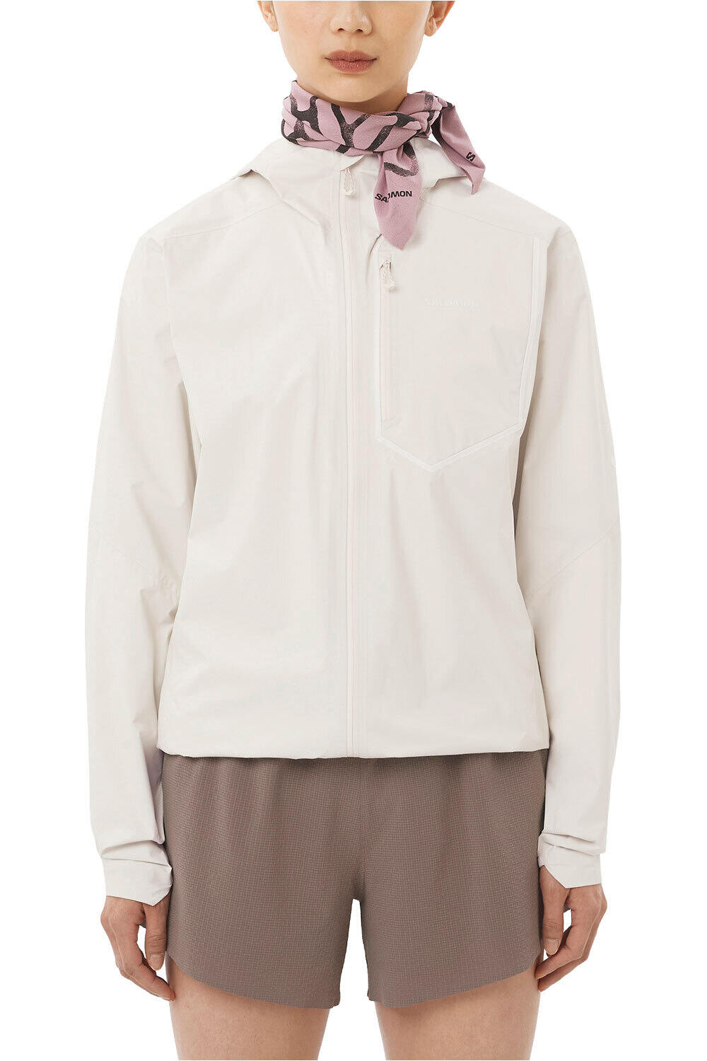 Salomon CHAQUETA TRAIL RUNNING MUJER BONATTI PRO JKT W vista frontal