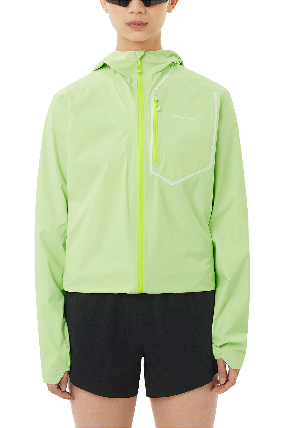 Salomon CHAQUETA TRAIL RUNNING MUJER BONATTI PRO JKT W vista frontal