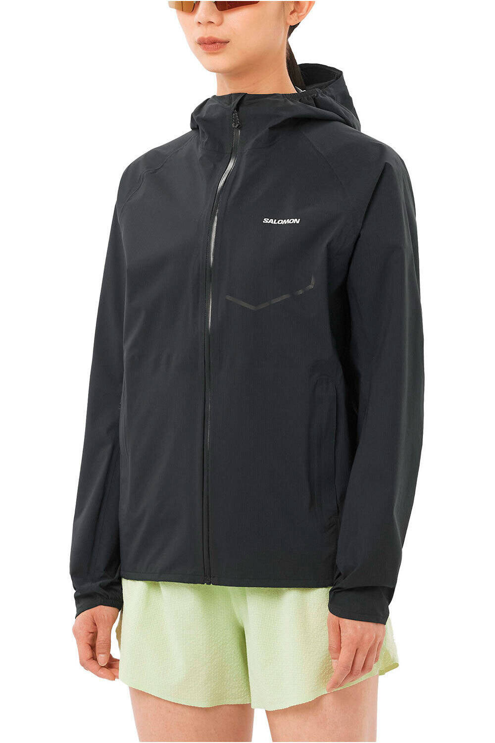 Salomon CHAQUETA TRAIL RUNNING MUJER BONATTI WATERPROOF JKT W vista frontal