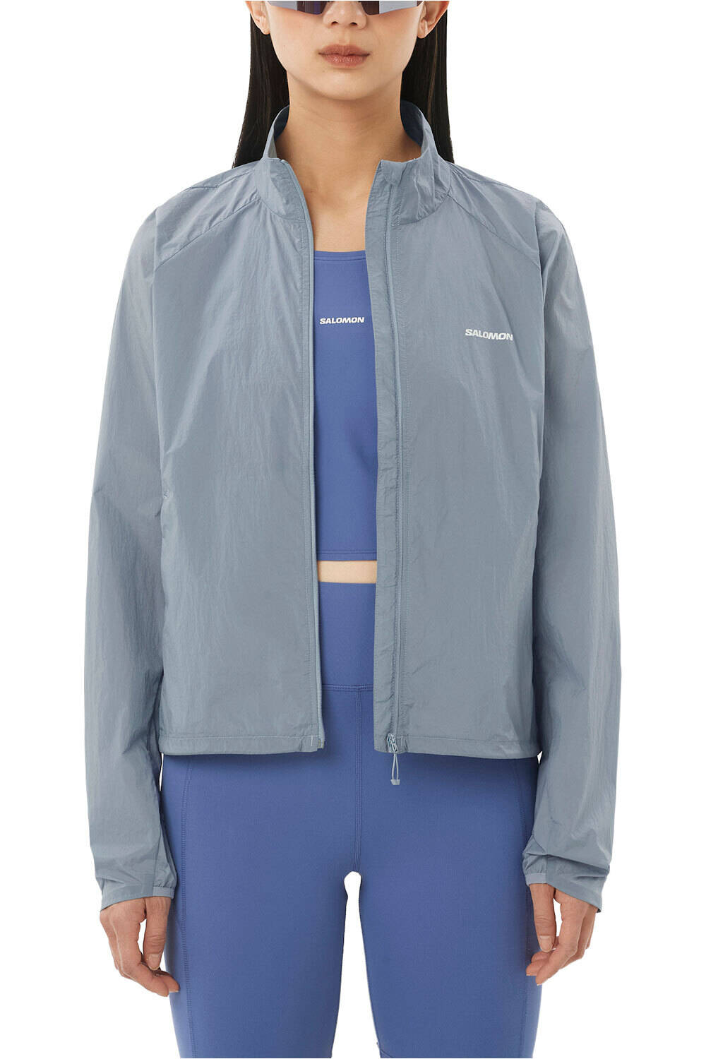 Salomon CHAQUETA TRAIL RUNNING MUJER SHKout FLY JKT W vista frontal