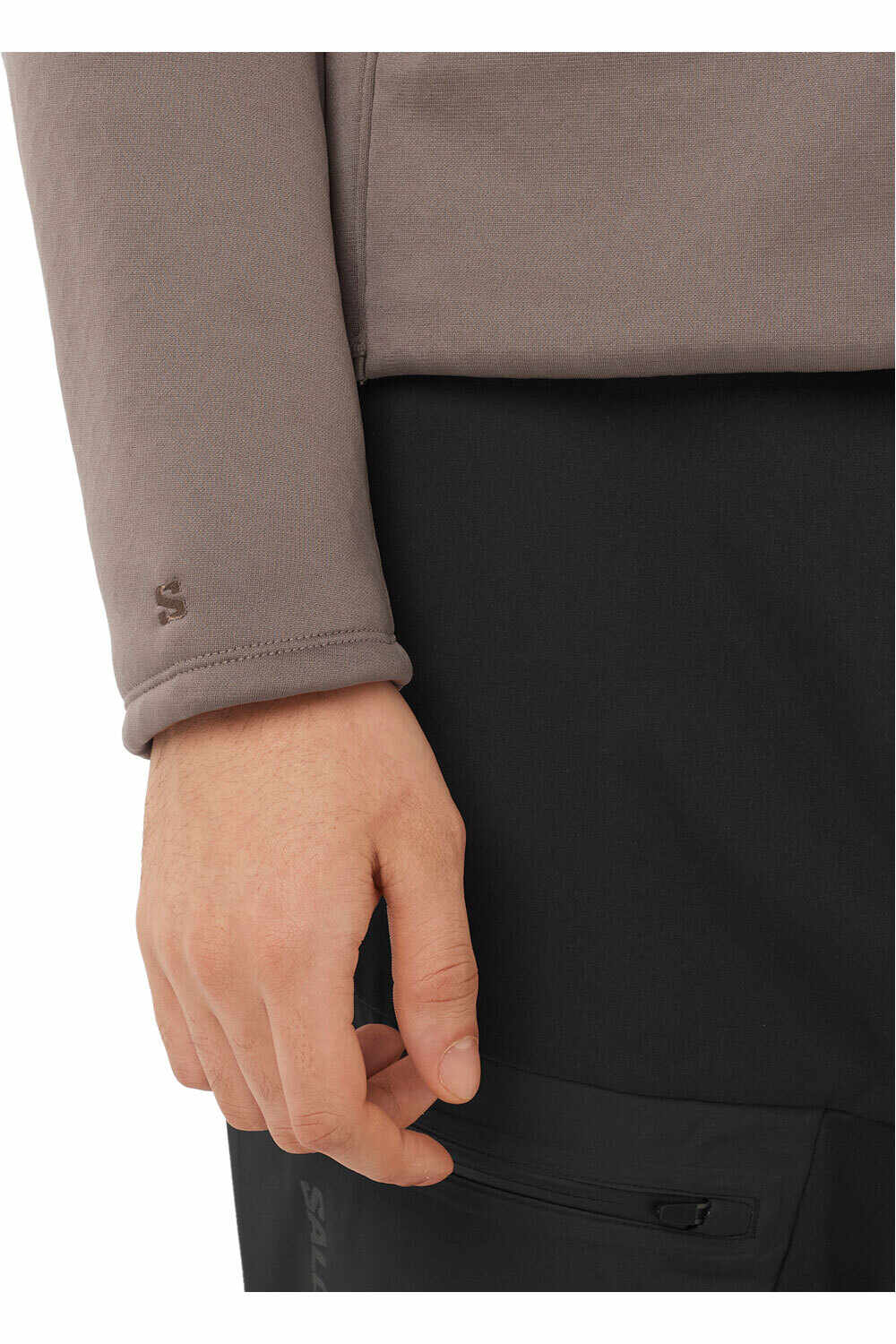 Salomon forro polar hombre OUTLINE WARM FLEECE FZ M 04