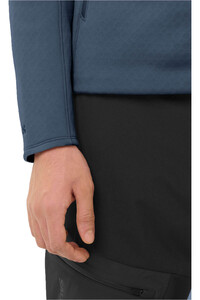 Salomon forro polar hombre OUTLINE WARM FLEECE HD M vista detalle