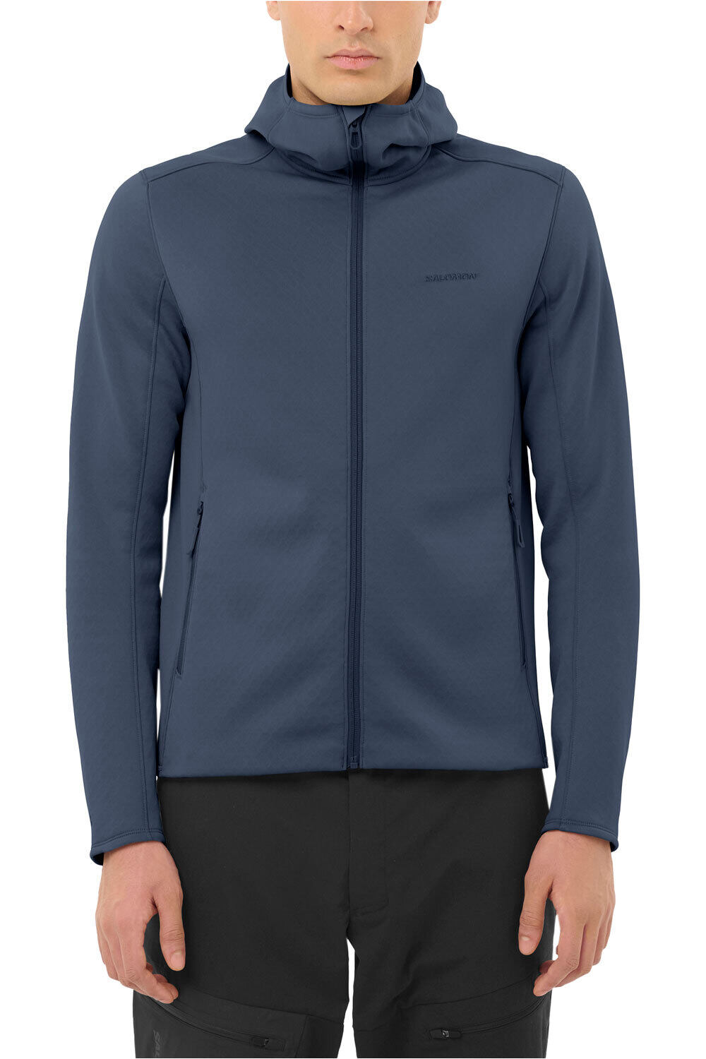 Salomon forro polar hombre OUTLINE WARM FLEECE HD M vista frontal