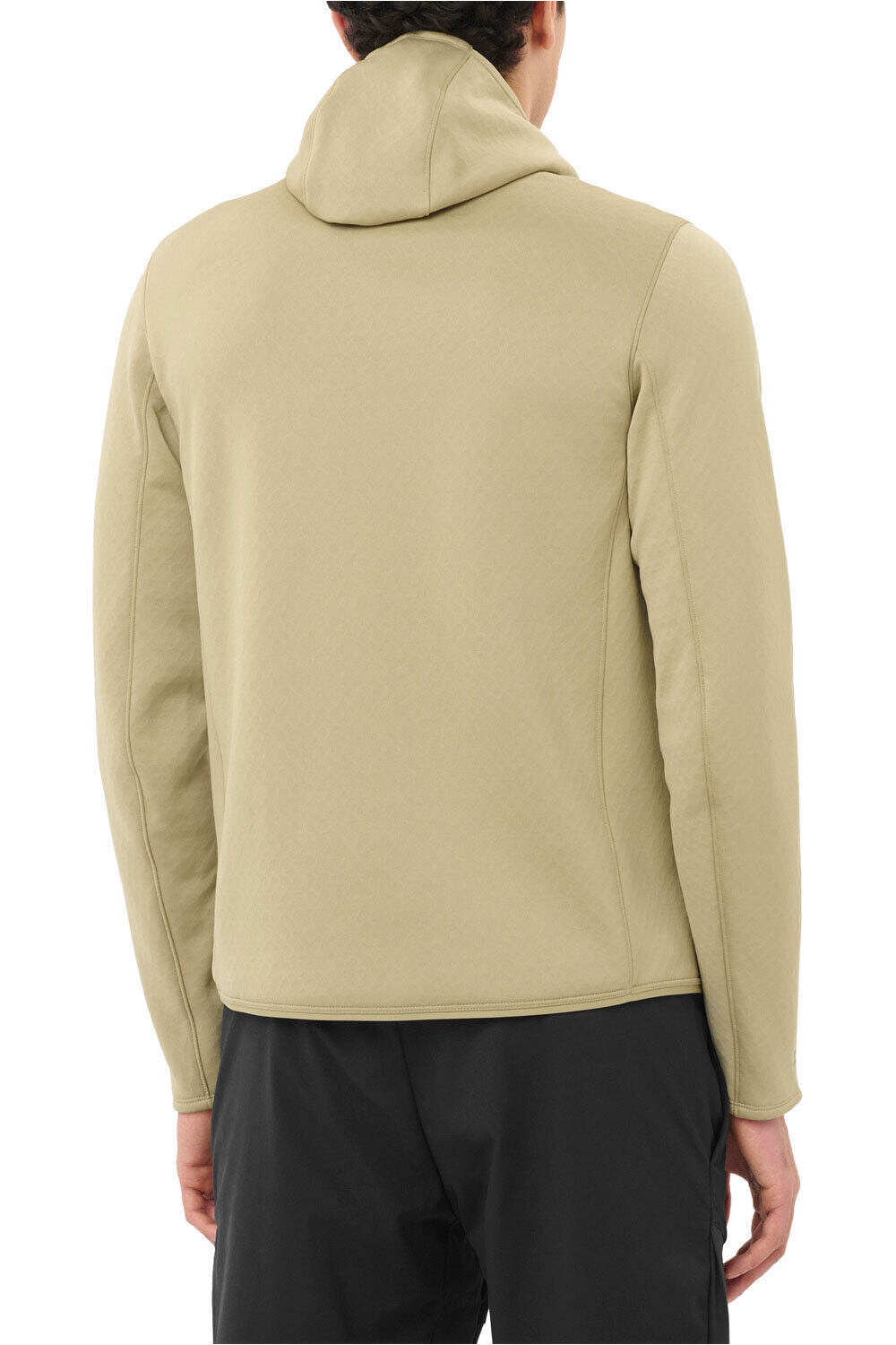 Salomon forro polar hombre OUTLINE WARM FLEECE HD M vista trasera