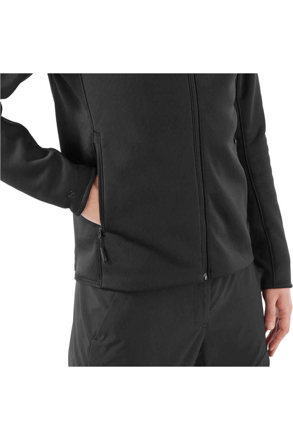 Salomon forro polar hombre OUTLINE WARM FZ M vista detalle