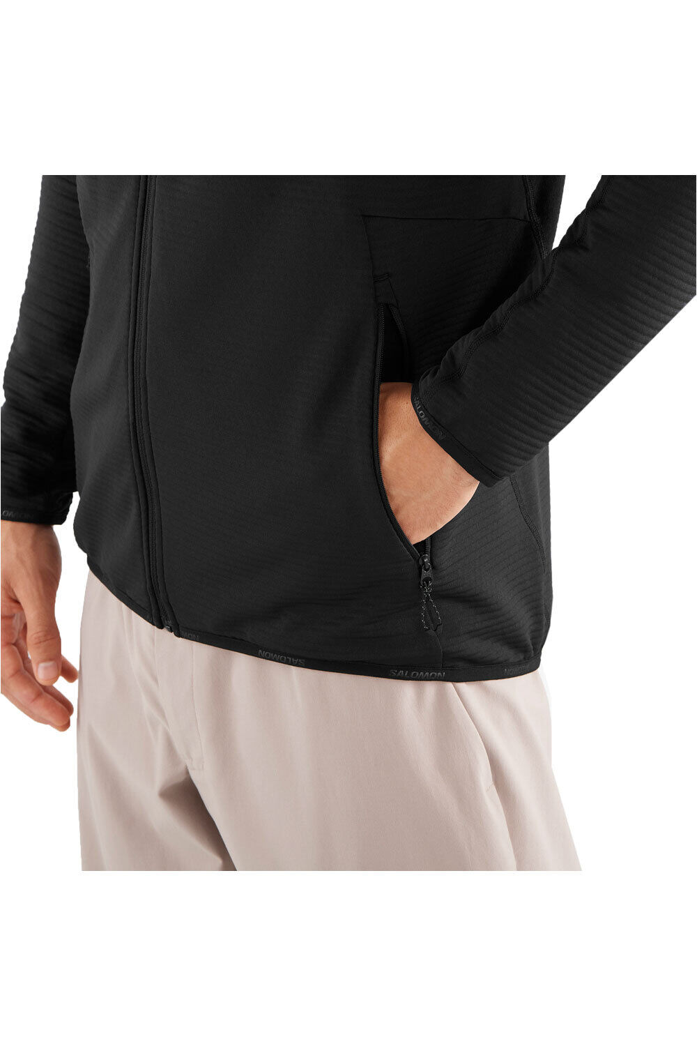 Salomon forro polar hombre SNTIAL LIGHTWARM FZ M 03