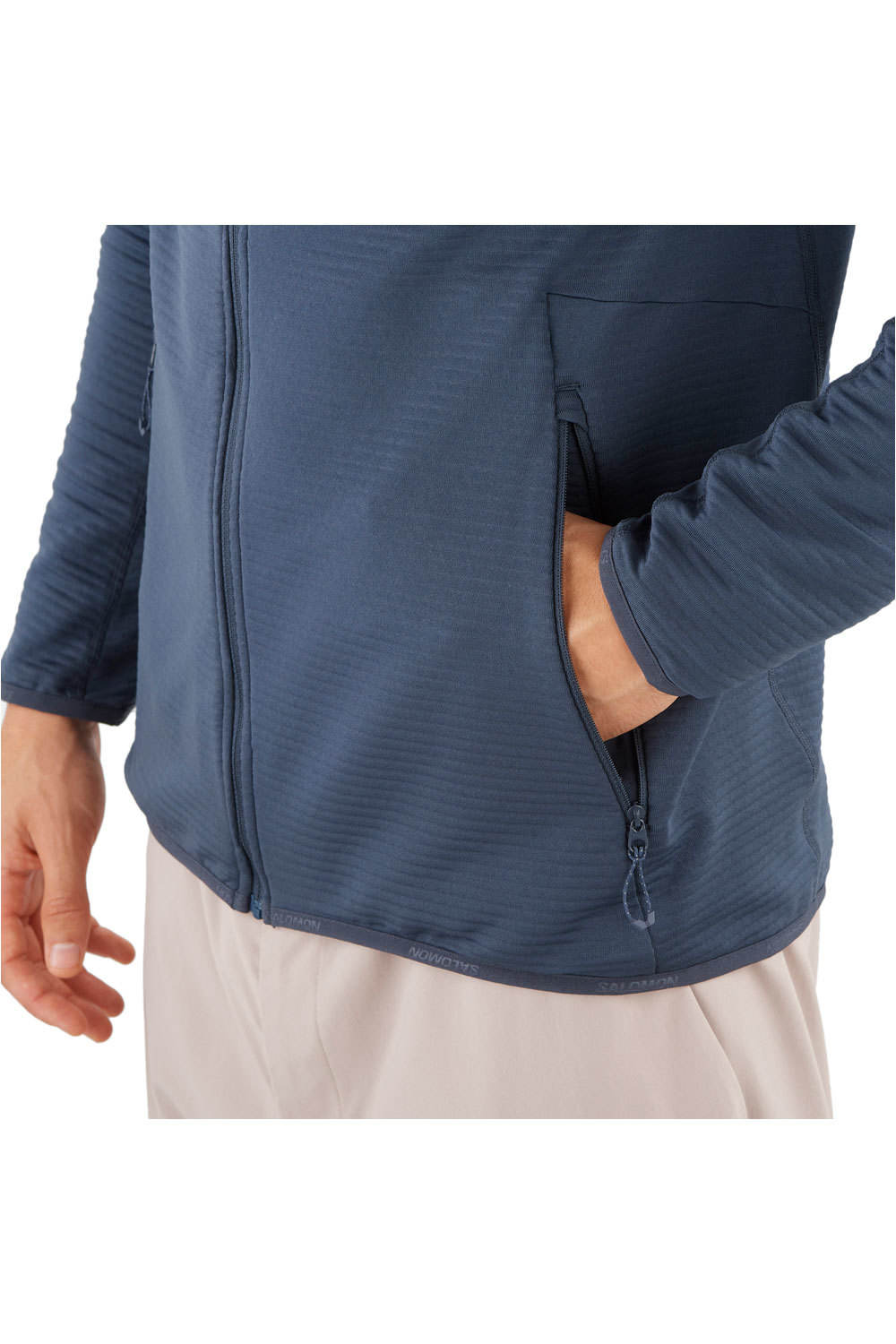 Salomon forro polar hombre SNTIAL LIGHTWARM FZ M 04