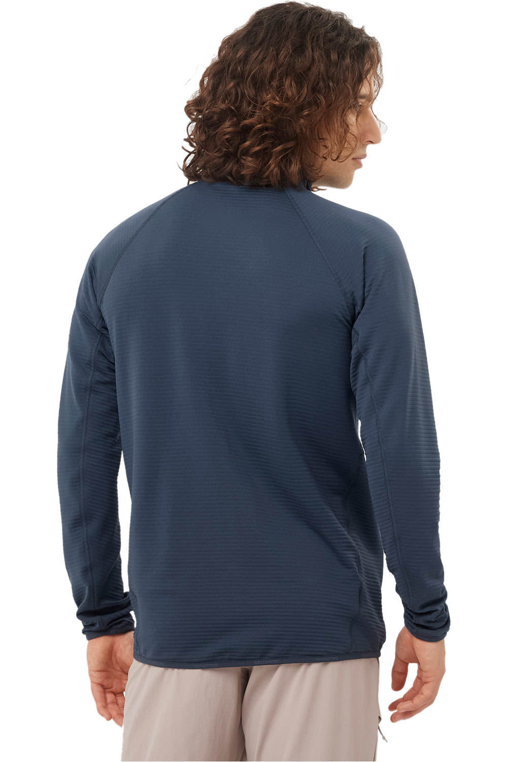 Salomon forro polar hombre SNTIAL LIGHTWARM FZ M vista trasera