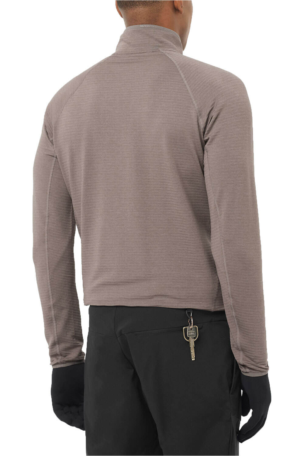 Salomon forro polar hombre SNTIAL LIGHTWARM FZ M vista trasera