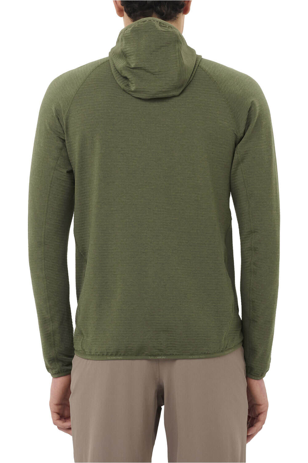 Salomon forro polar hombre SNTIAL LIGHTWARM HD M vista trasera