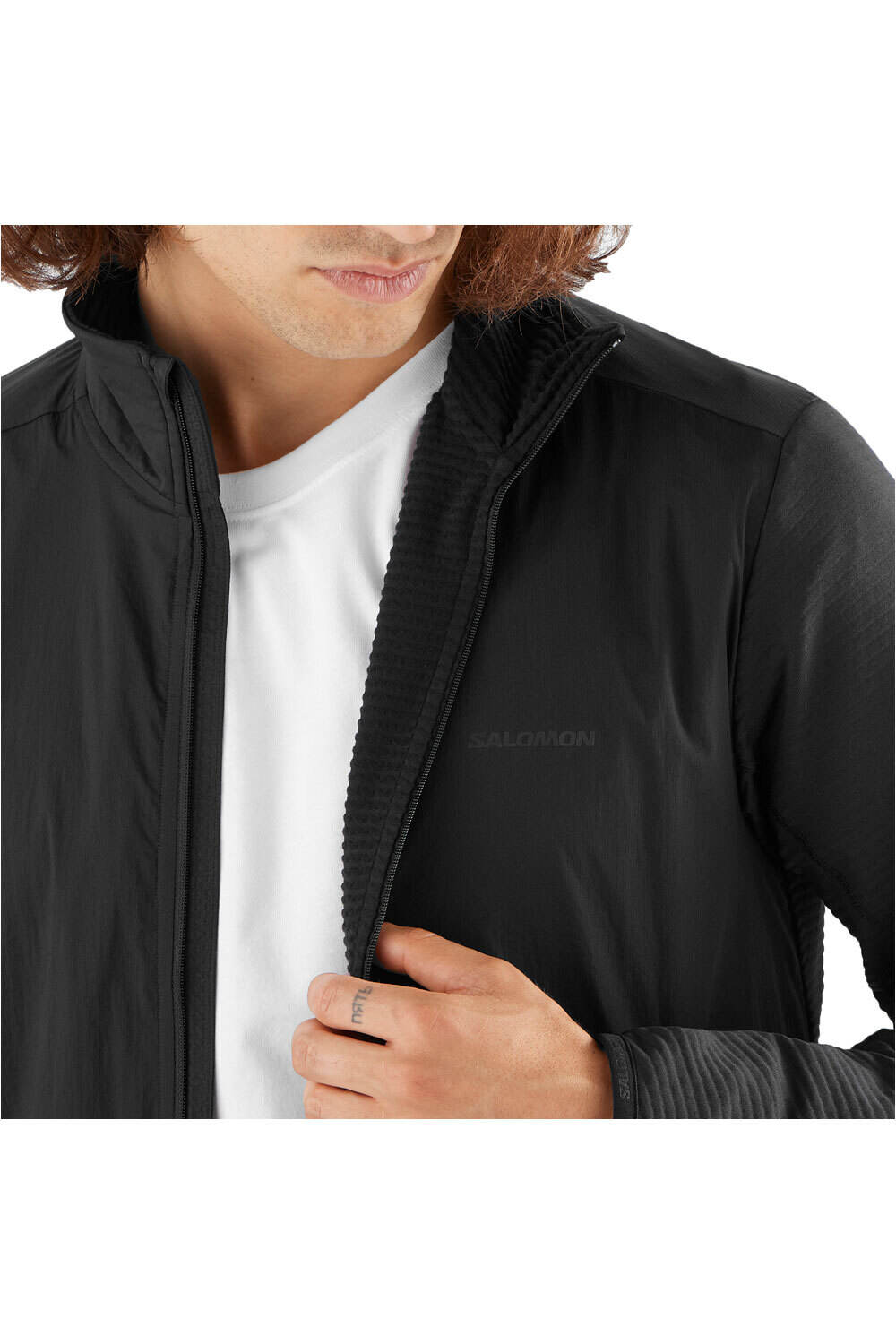 Salomon forro polar hombre SNTIAL LIGHTWARM HYBRID M 05