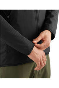 Salomon forro polar hombre SNTIAL LIGHTWARM HYBRID M vista detalle