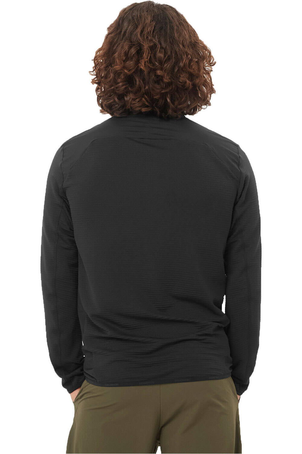 Salomon forro polar hombre SNTIAL LIGHTWARM HYBRID M vista trasera