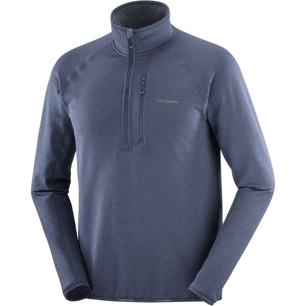 Salomon forro polar hombre SNTIAL LIGHTWARM HZ M vista detalle