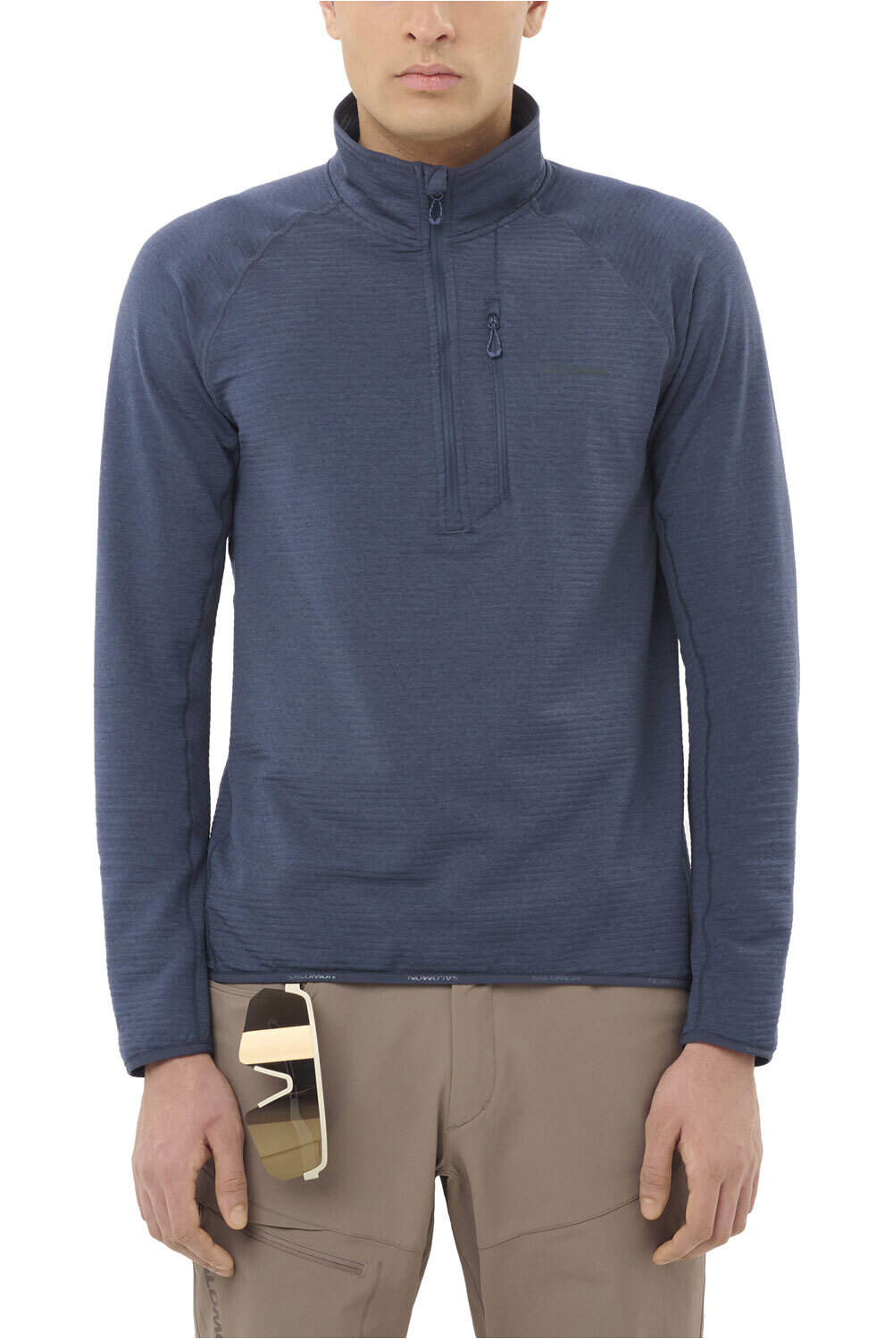 Salomon forro polar hombre SNTIAL LIGHTWARM HZ M vista frontal