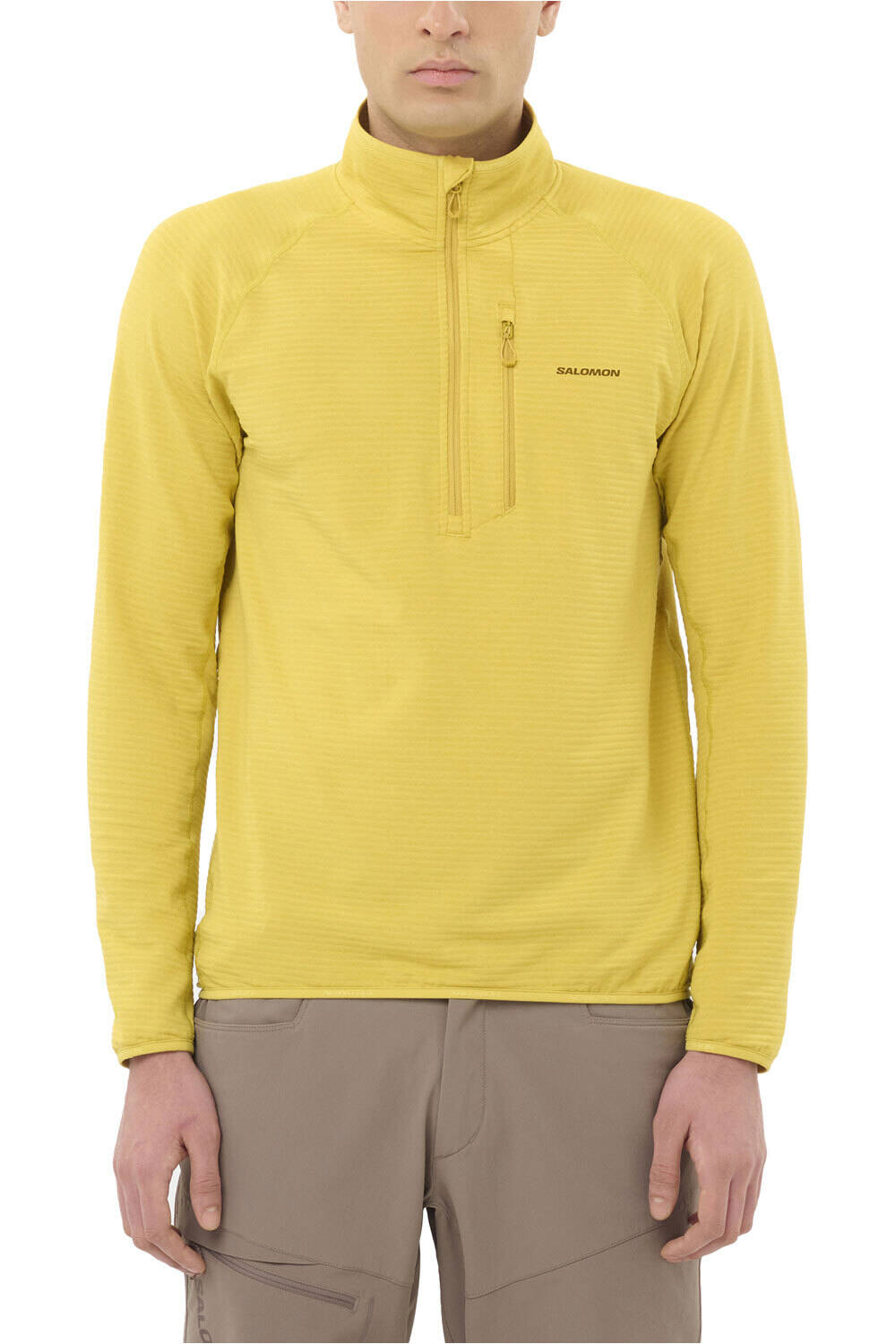 Salomon forro polar hombre SNTIAL LIGHTWARM HZ M vista frontal