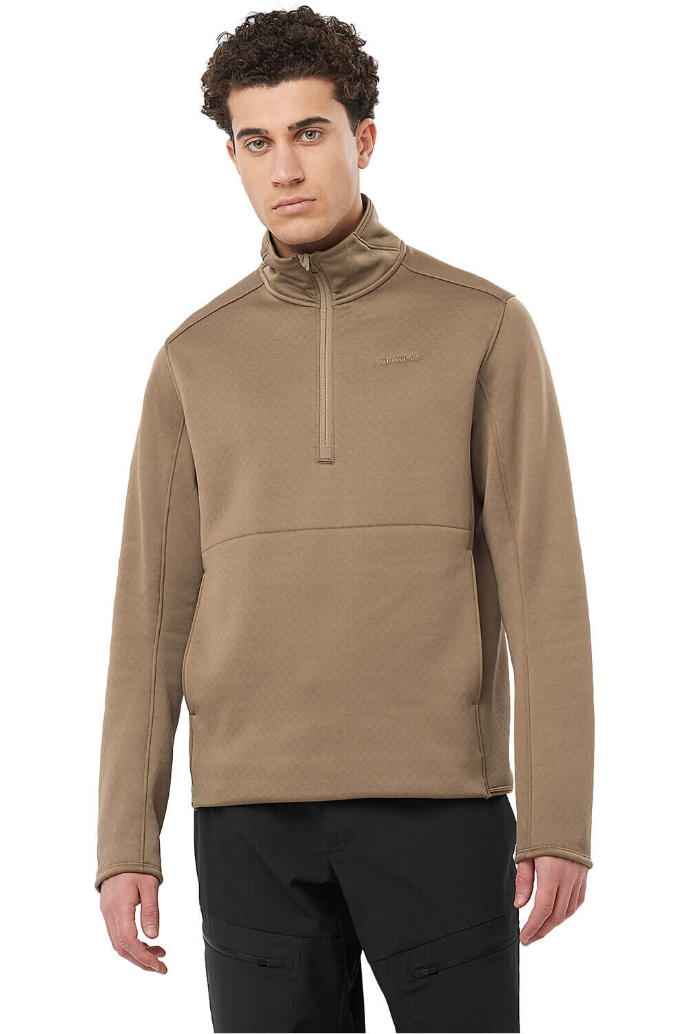 Salomon forro polar hombre SNTIAL MIDFLEECE HZ M vista frontal