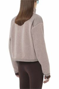 Salomon forro polar mujer CHROMA FLEECE CARDIGAN W vista trasera