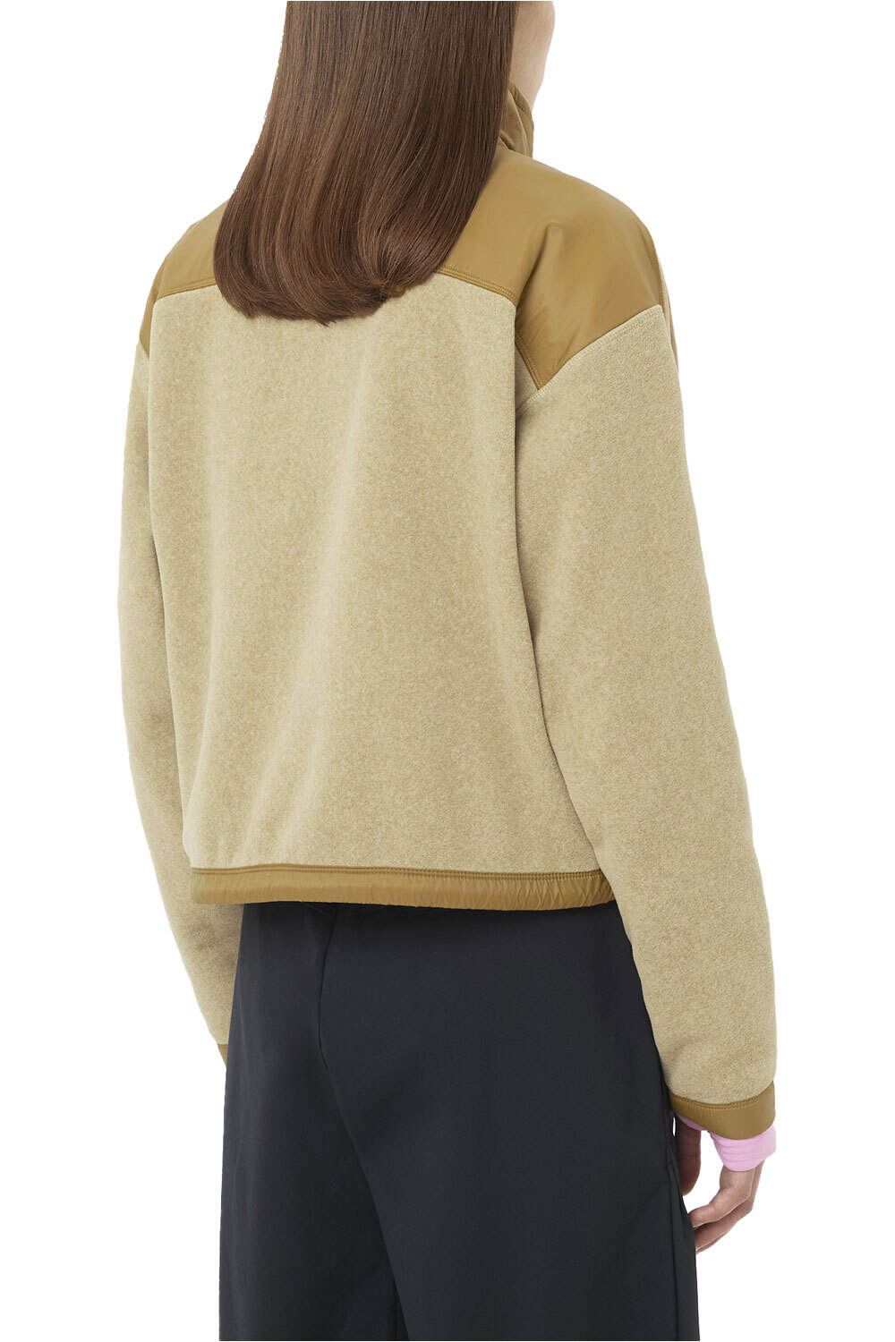 Salomon forro polar mujer CHROMA FLEECE CARDIGAN W vista trasera