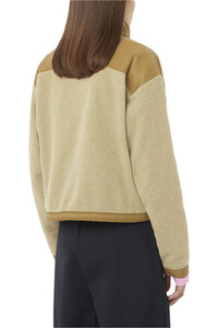 Salomon forro polar mujer CHROMA FLEECE CARDIGAN W vista trasera