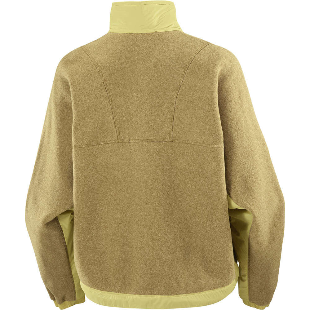 Salomon forro polar mujer CHROMA FLEECE CROP HZ W 03