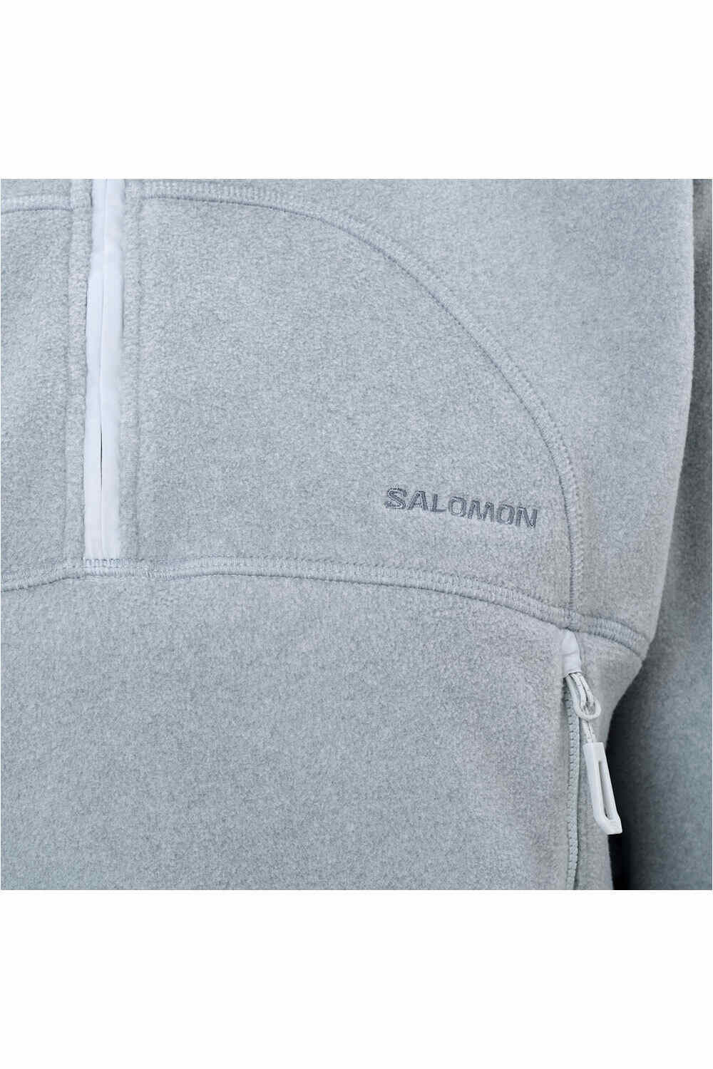 Salomon forro polar mujer CHROMA FLEECE CROP HZ W 04
