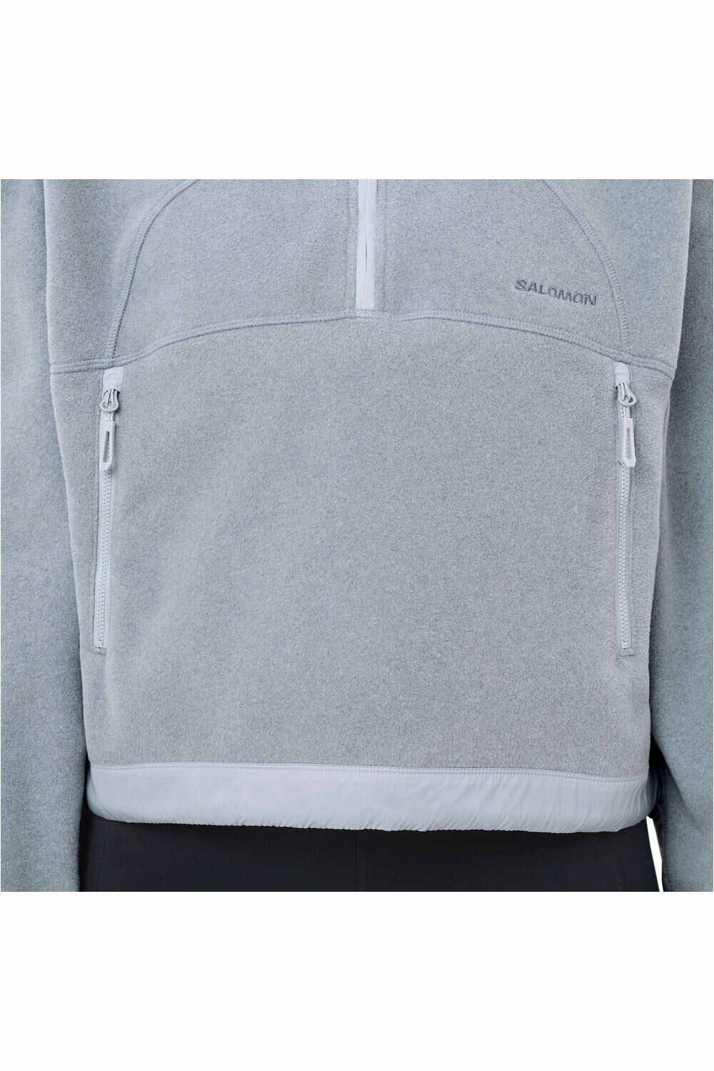 Salomon forro polar mujer CHROMA FLEECE CROP HZ W 05