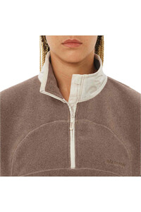 Salomon forro polar mujer CHROMA FLEECE CROP HZ W 05