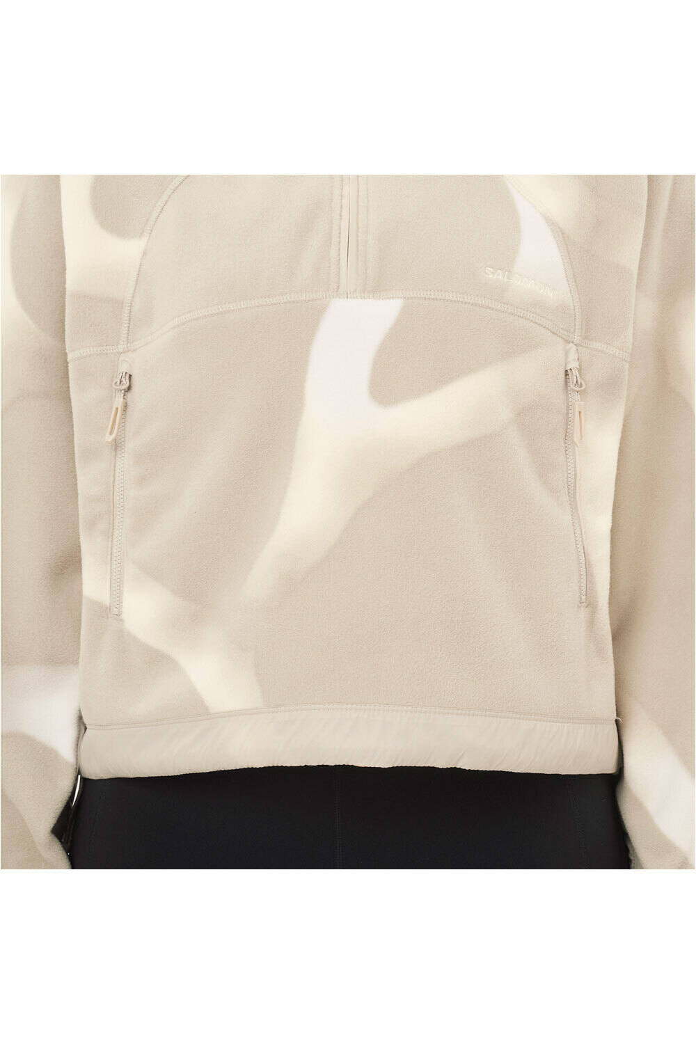 Salomon forro polar mujer CHROMA FLEECE CROP HZ W 05