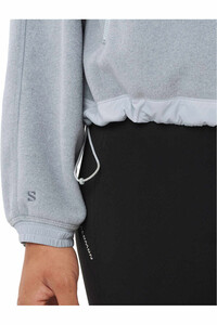 Salomon forro polar mujer CHROMA FLEECE CROP HZ W 06