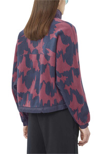 Salomon forro polar mujer CHROMA FLEECE CROP HZ W vista trasera