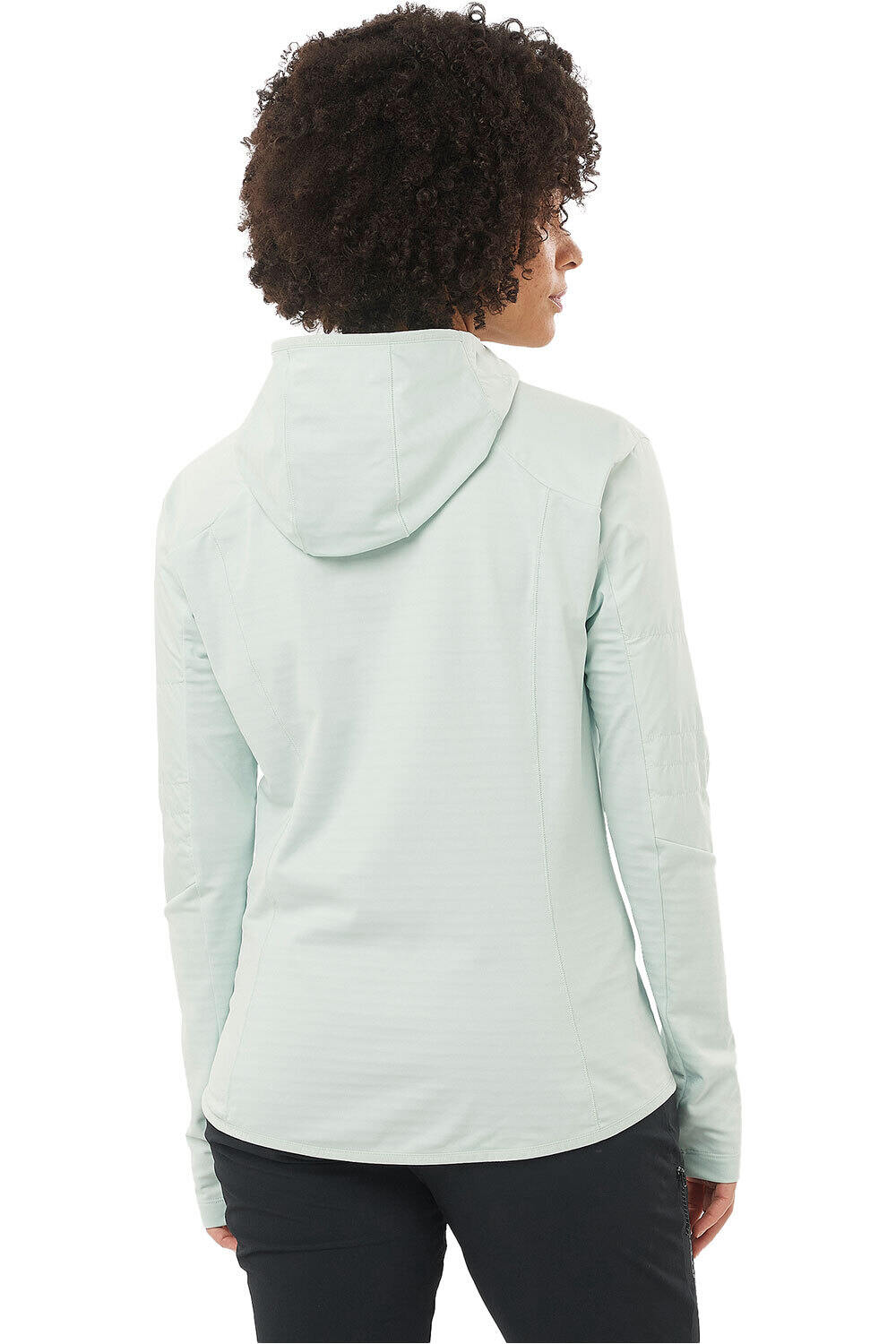 Salomon forro polar mujer OUTLINE AS HYBRID W vista trasera