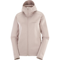 Salomon forro polar mujer OUTLINE WARM FLEECE HD W vista detalle