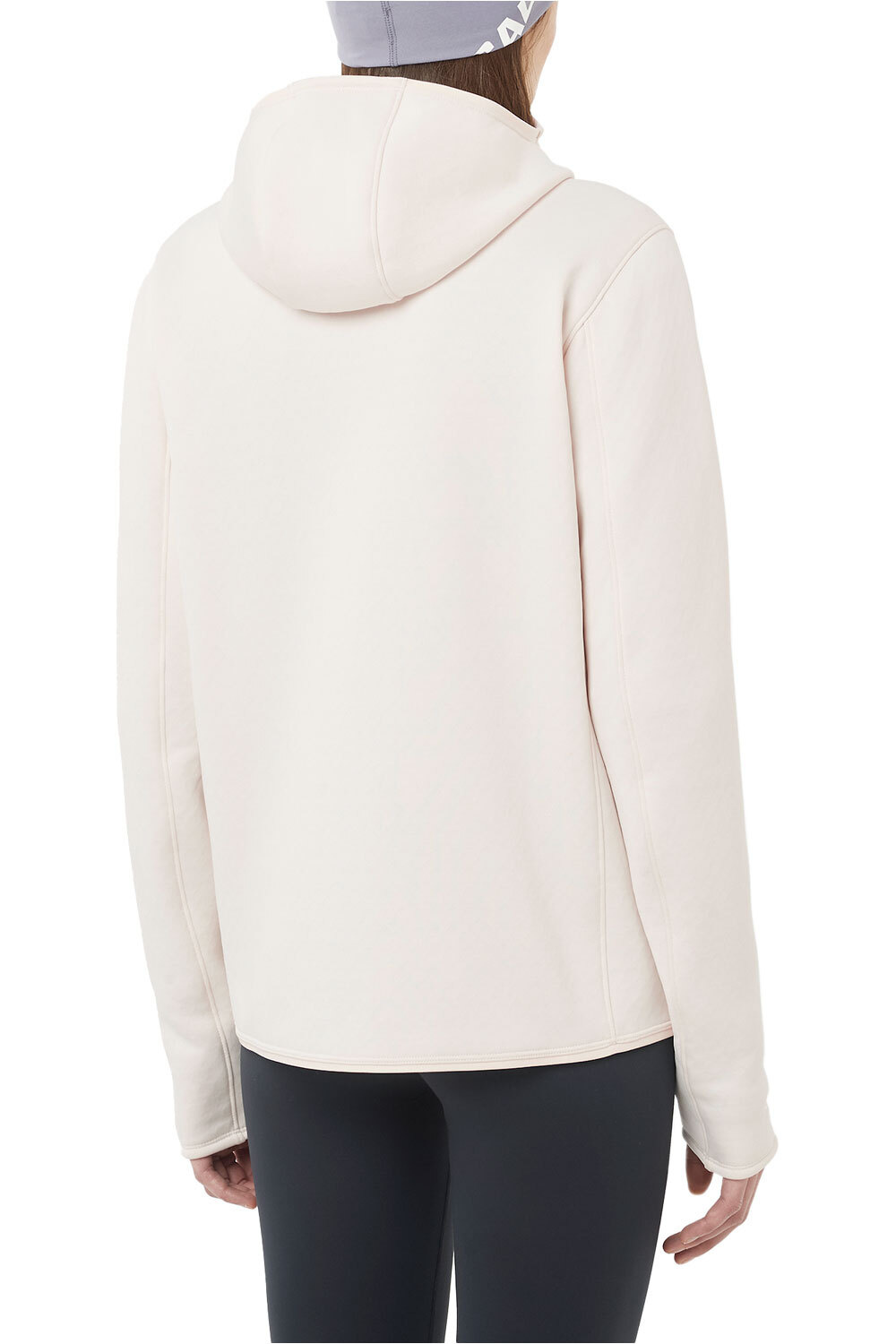 Salomon forro polar mujer OUTLINE WARM FLEECE HD W vista trasera