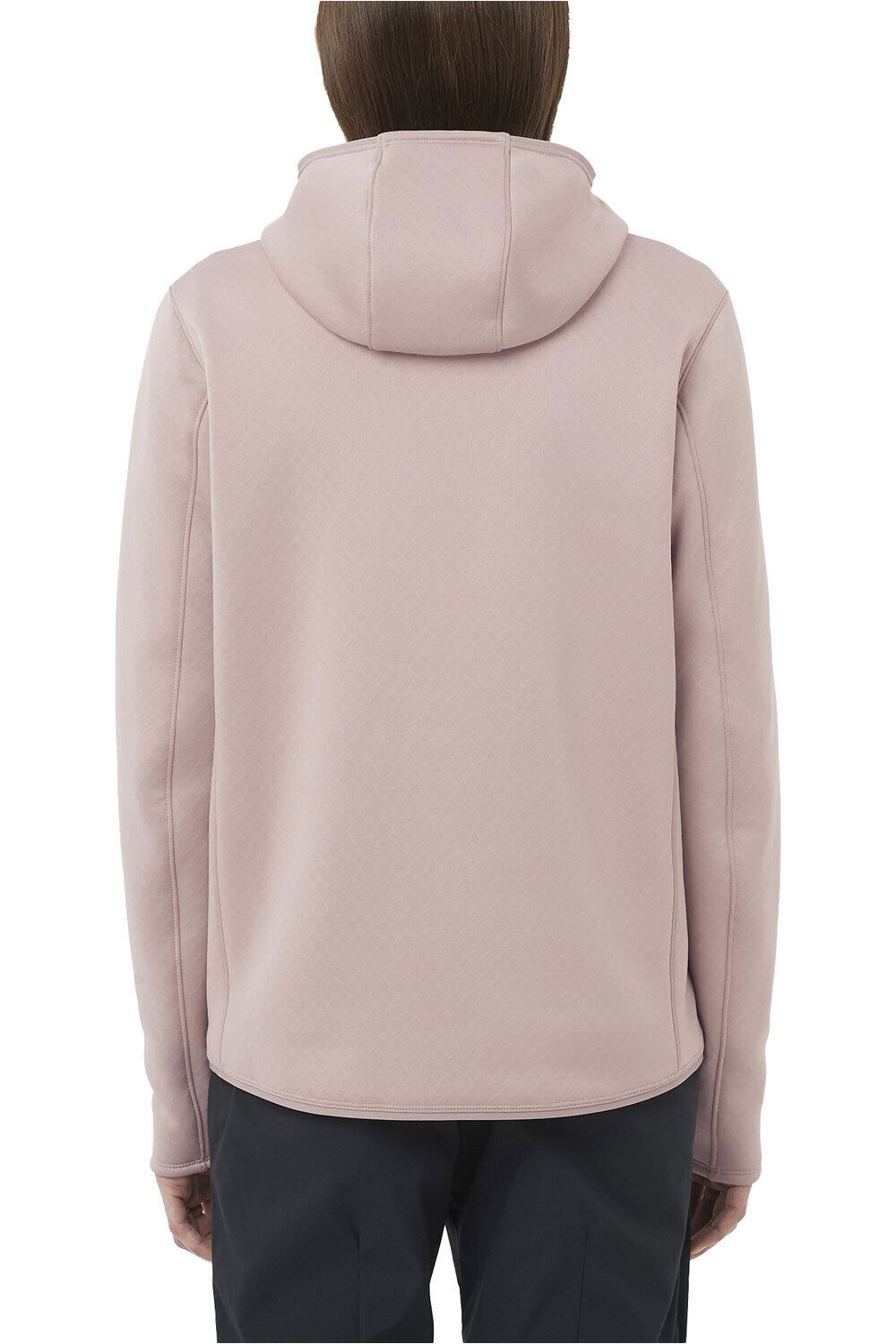 Salomon forro polar mujer OUTLINE WARM FLEECE HD W vista trasera