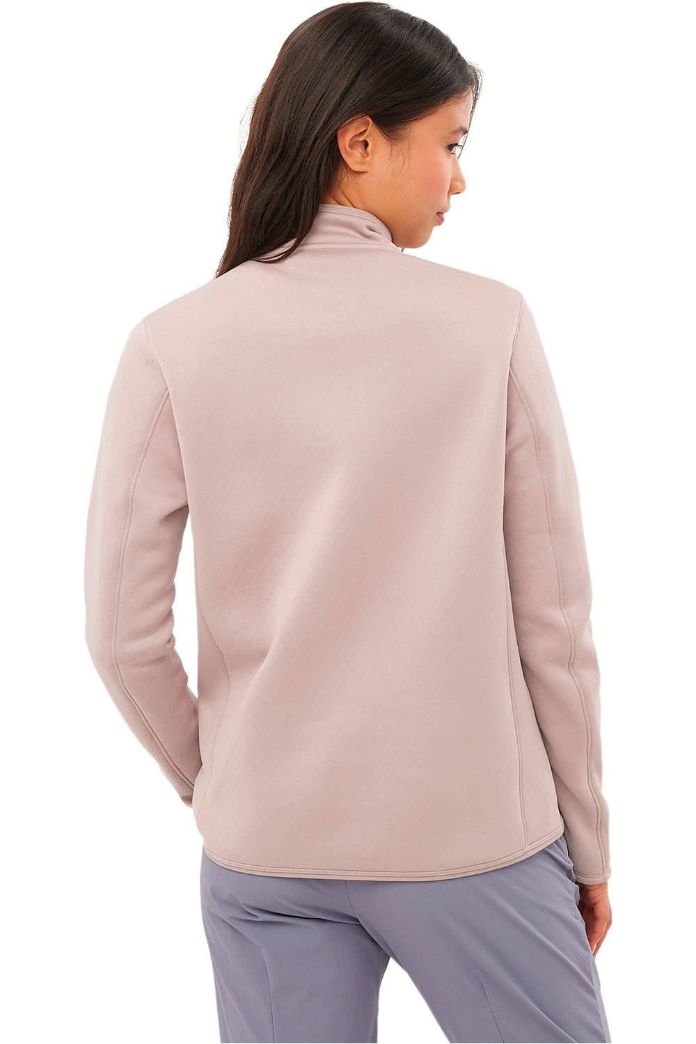 Salomon forro polar mujer OUTLINE WARM FZ W vista trasera