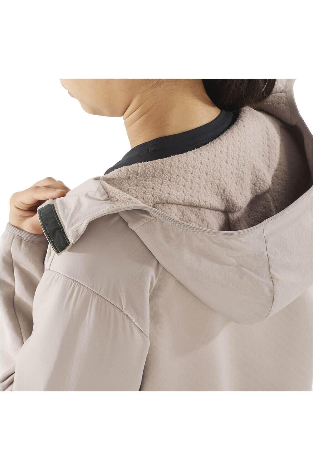 Salomon forro polar mujer OUTLINE WARM HYBRID HD W 04