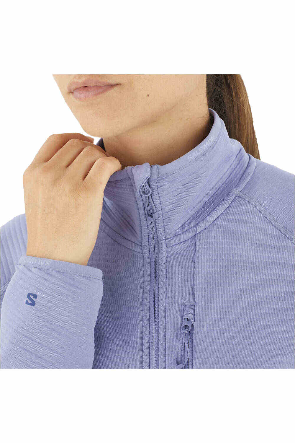 Salomon forro polar mujer SNTIAL LIGHTWARM FZ W 04