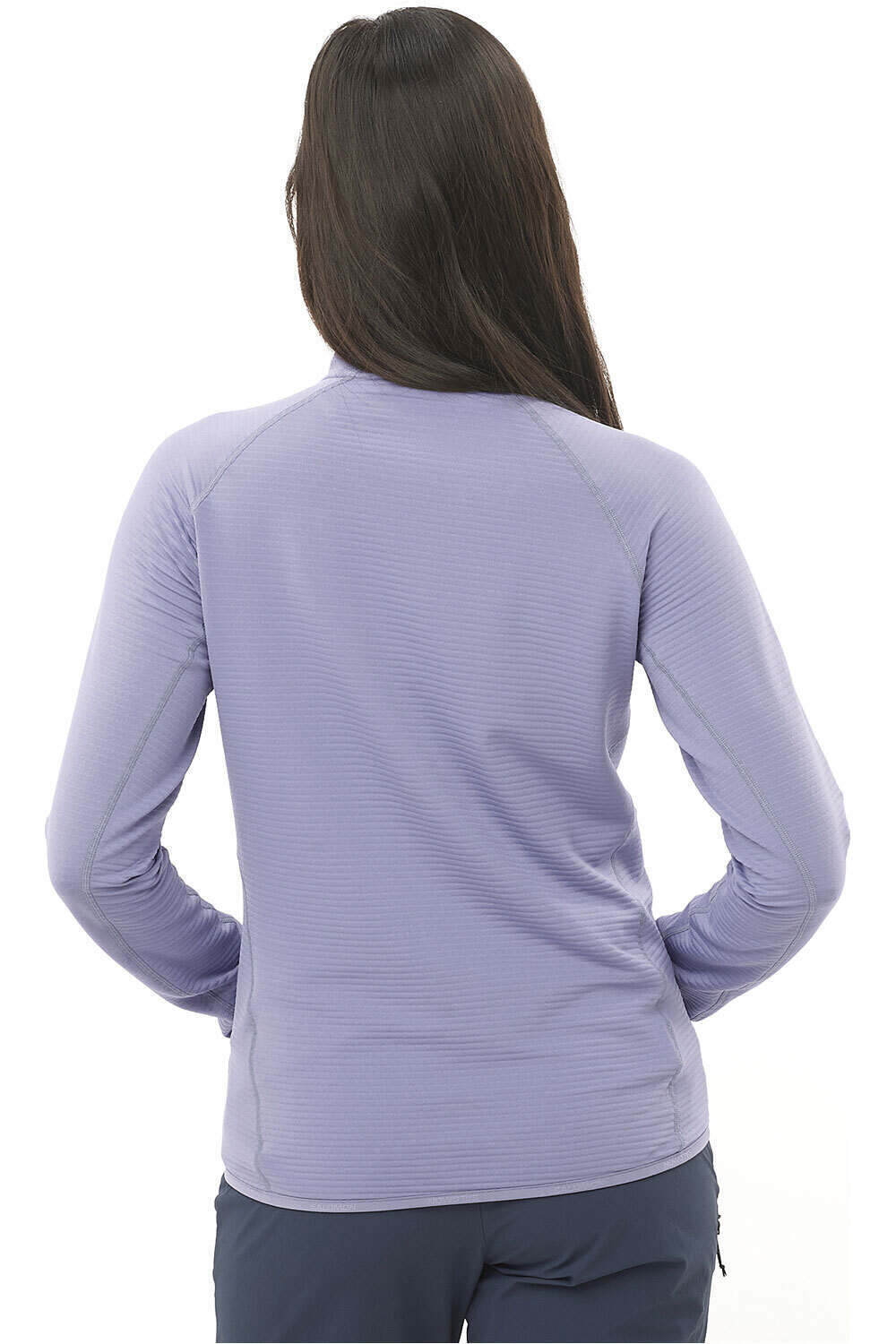 Salomon forro polar mujer SNTIAL LIGHTWARM FZ W vista trasera