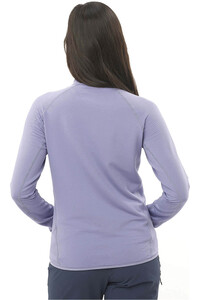 Salomon forro polar mujer SNTIAL LIGHTWARM FZ W vista trasera