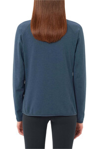 Salomon forro polar mujer SNTIAL LIGHTWARM FZ W vista trasera