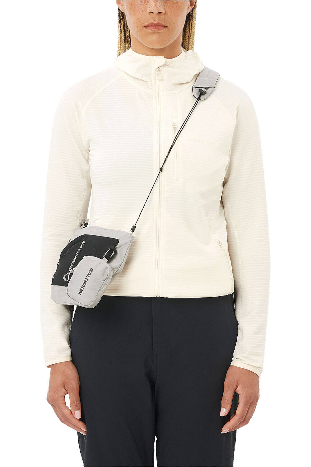 Salomon forro polar mujer SNTIAL LIGHTWARM HD W vista frontal