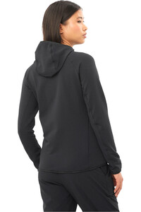 Salomon forro polar mujer SNTIAL LIGHTWARM HD W vista trasera