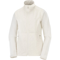 Salomon forro polar mujer SNTIAL LIGHTWARM HYBRID W vista detalle